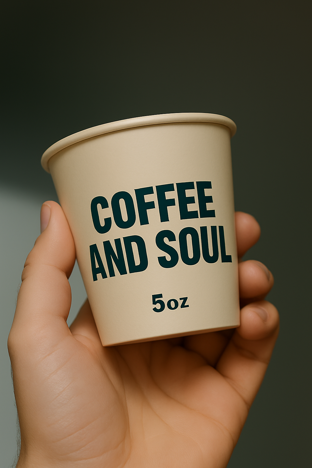 4oz 'Espresso Size' Branded takeaway cup & Lids