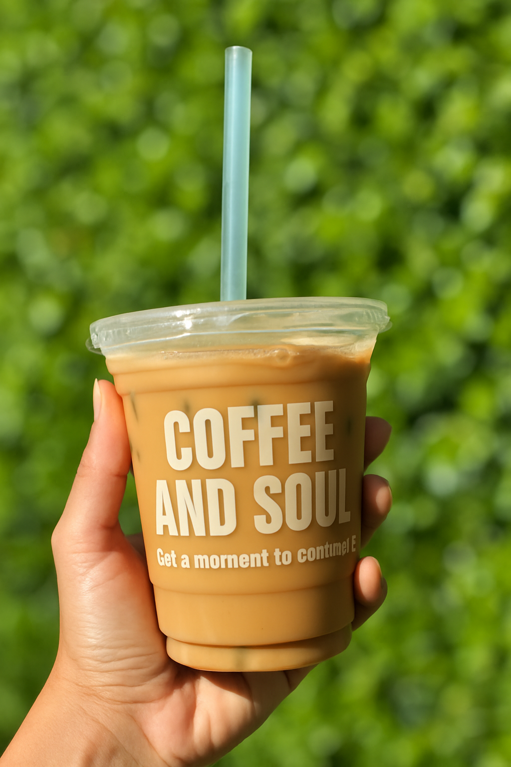 Iced Drinks Cup and Lid (branded)