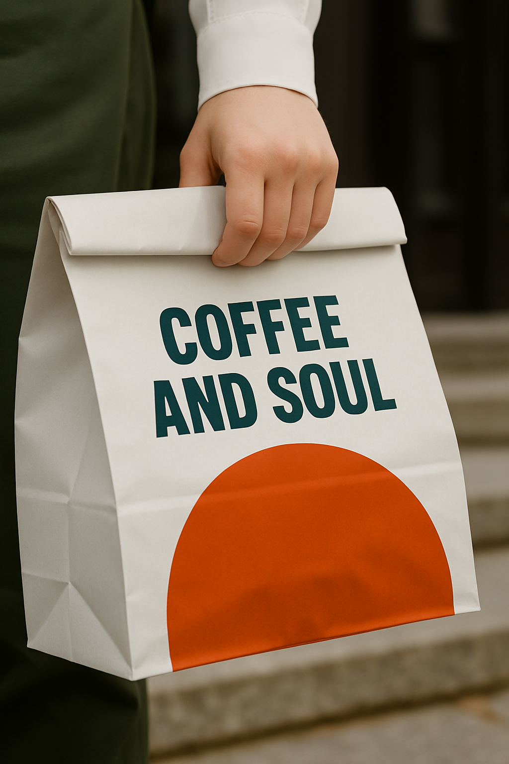 Branded Takeaway Bakery Bag