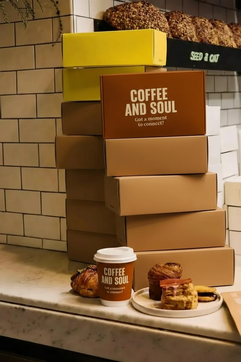 Branded Cake Box 152mm x 152mmm